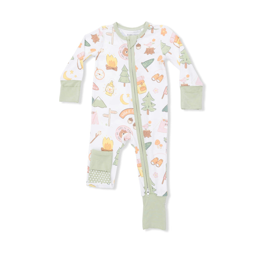 Camping Pink - Convertible Romper