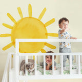 Watercolor Sun • Extra Large • Peel-and-Stick Wall Decals