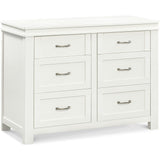 Wesley Farmhouse 6-Drawer Assembled Double Dresser