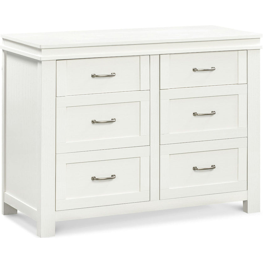 Wesley Farmhouse 6-Drawer Assembled Double Dresser