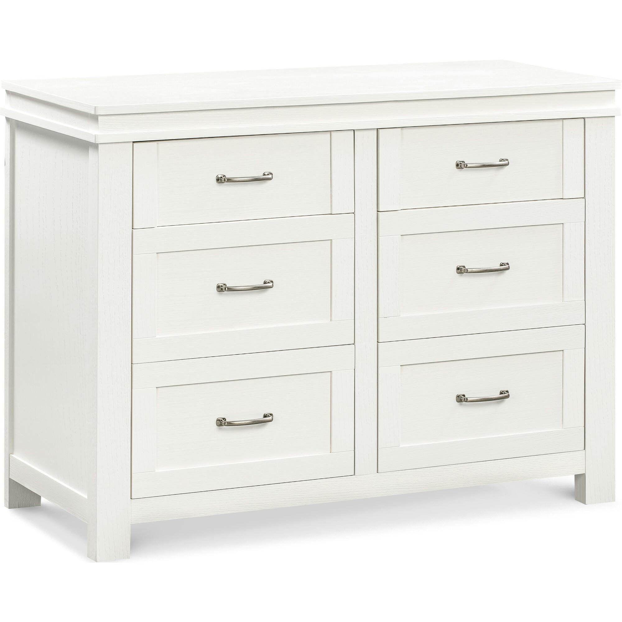 Wesley Farmhouse 6-Drawer Assembled Double Dresser