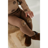 Patch Ribbed Leggings