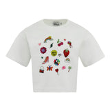 Sparkle Doodle Crop T-shirt