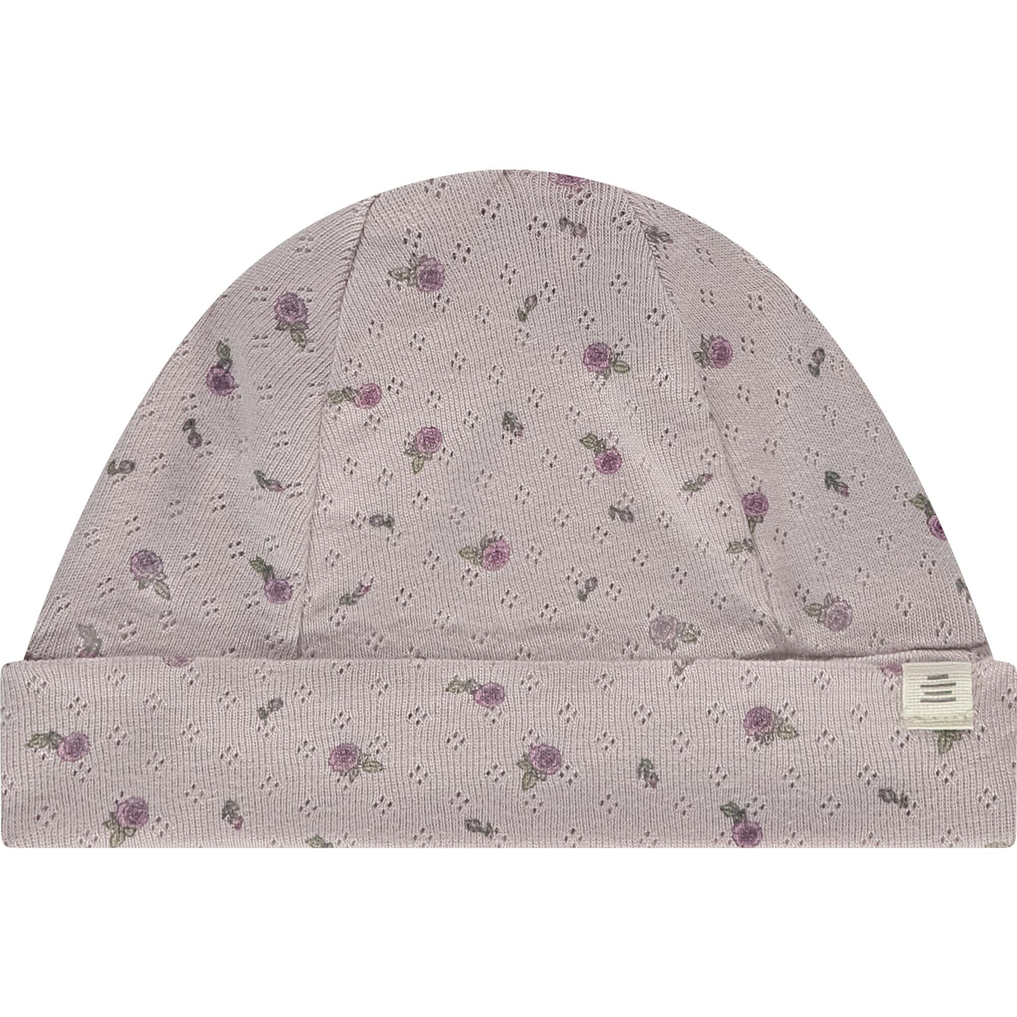 Pointelle Floral Hat