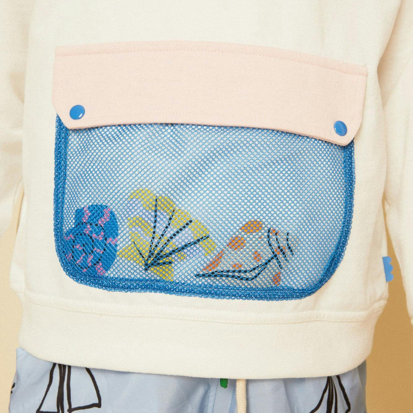 Recycled Sailboats Kid Swim Trunk