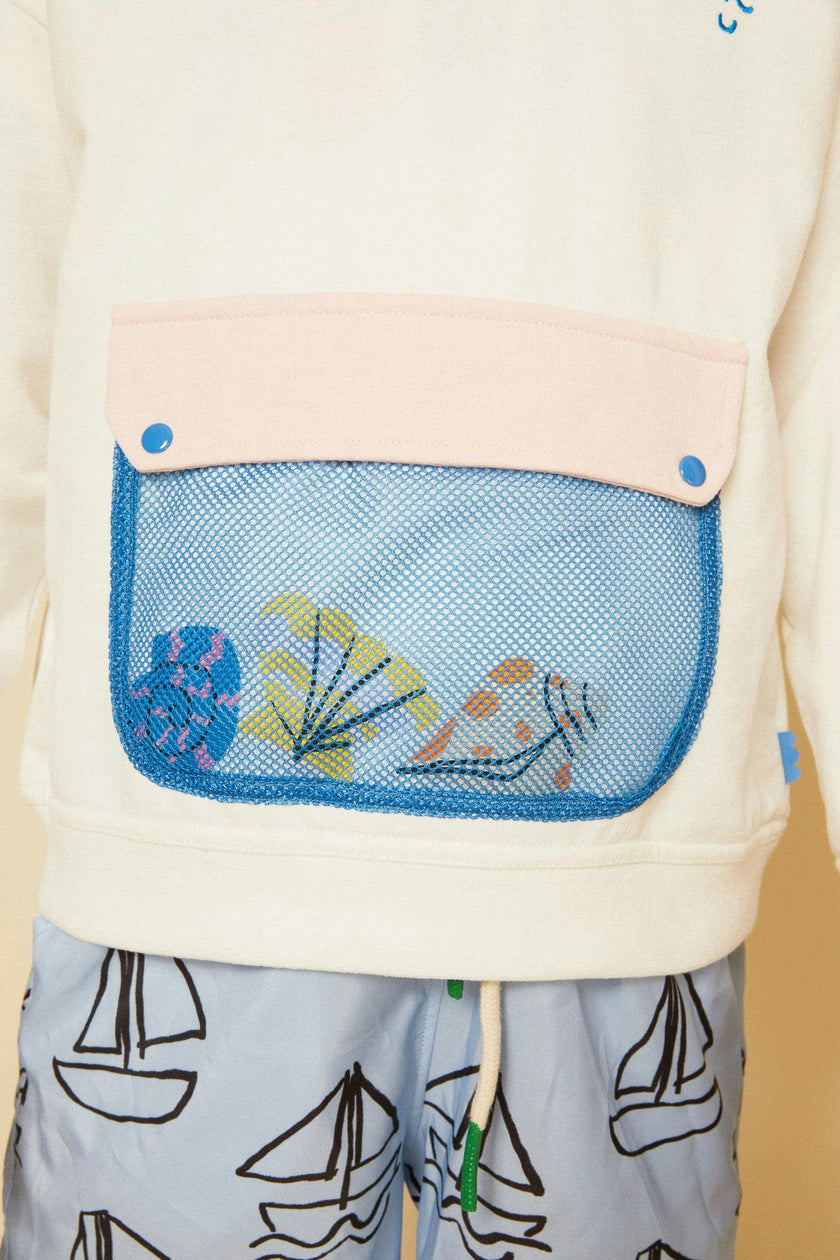 Recycled Sailboats Kid Swim Trunk