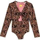 Cindy Kids’ One Piece Swimsuit, Brown