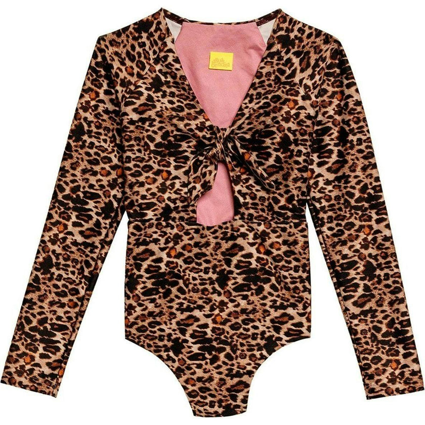Cindy Kids’ One Piece Swimsuit, Brown