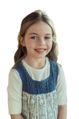 Flower Print Woven Jumper
