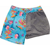 Sustainable Comfort Lined Drawstring Swim Short