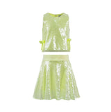 Pastel Sequin Bow Set