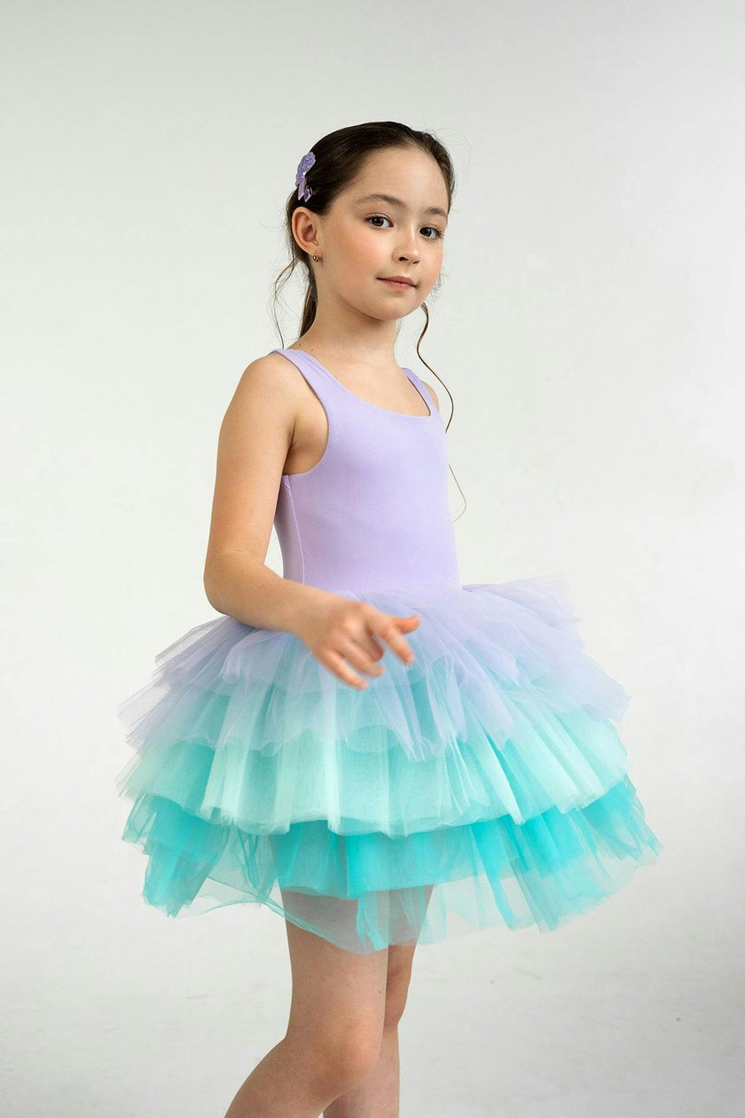 Lilac Mermaid Tutu Dress