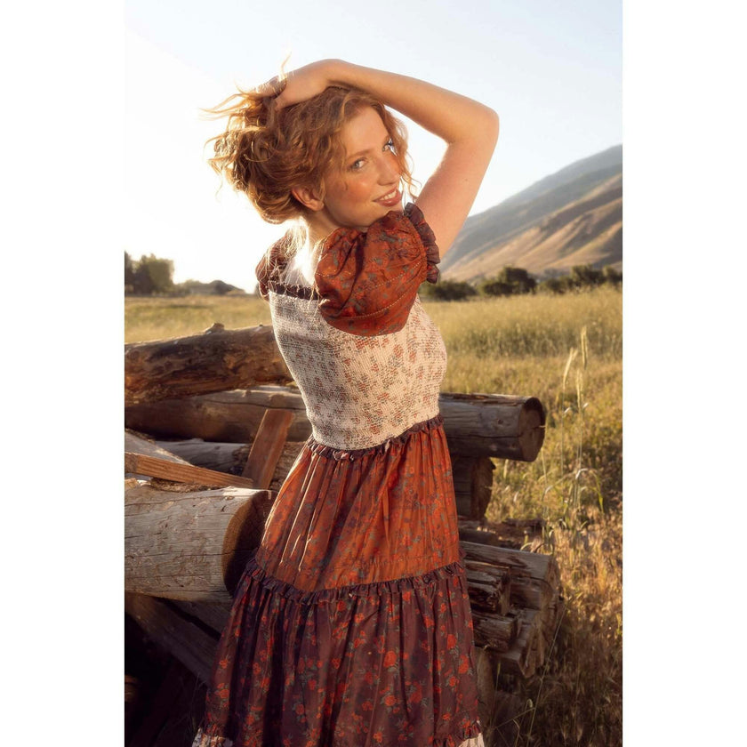 Emily Dress in Fall Floral