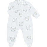Print Smocked Footie
