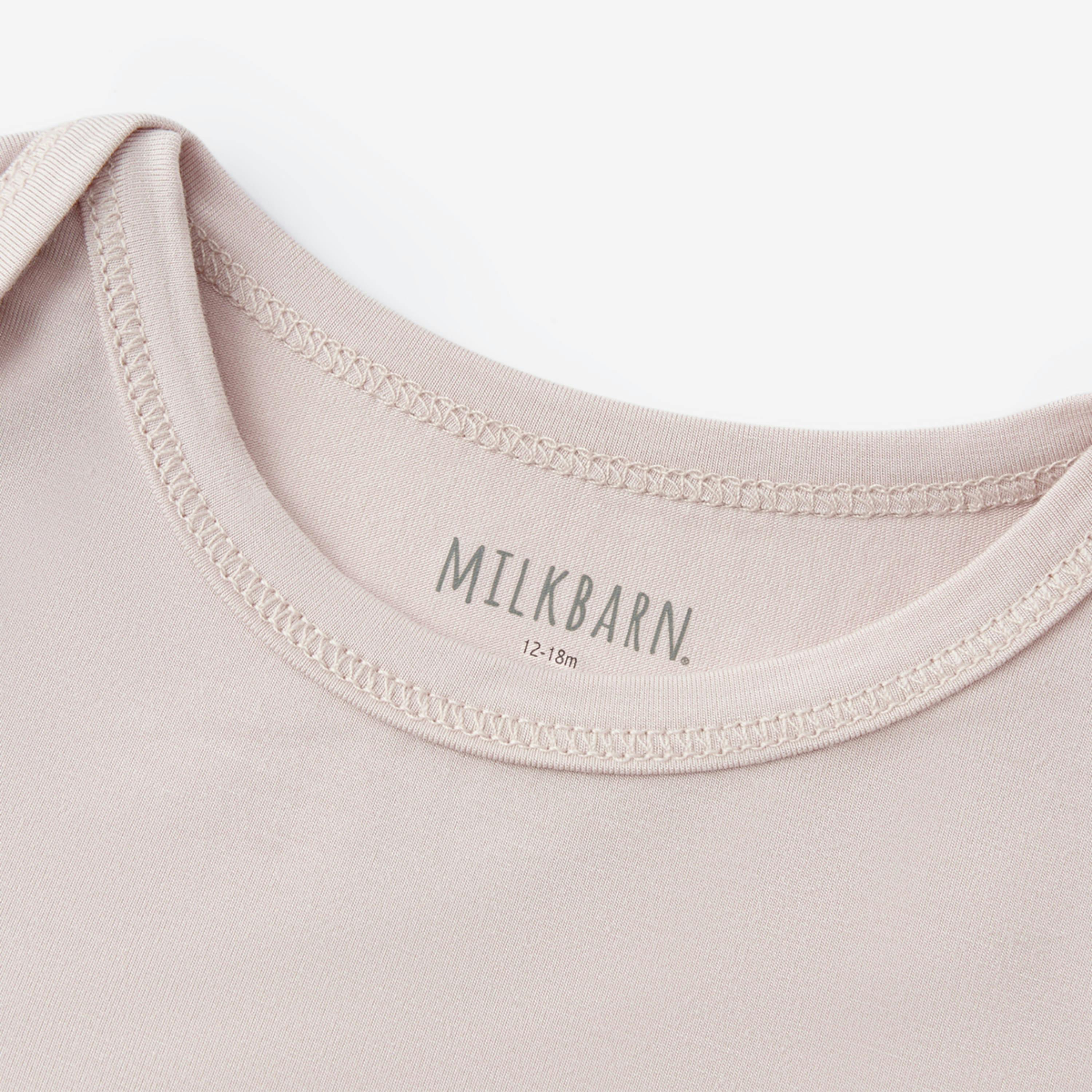 Sepia Rose Luxe Solid Long Sleeve One Piece