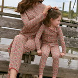 girls Betsy Ann pima pajamas set made with Liberty Fabrics