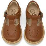 Rosie Vegan T-Bar Shoe, Brown