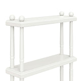 Liberty Tiered Wall Shelf in Warm White