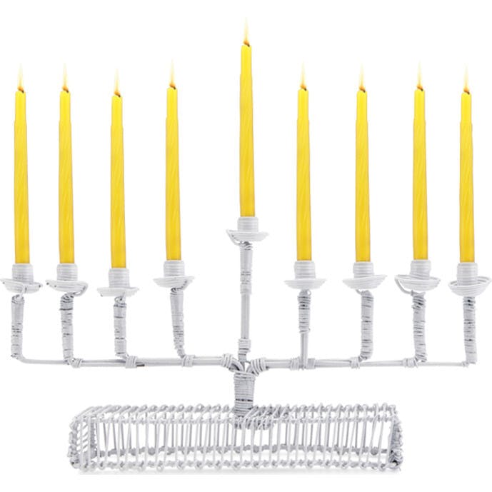 Licht Wire Square Arm Menorah