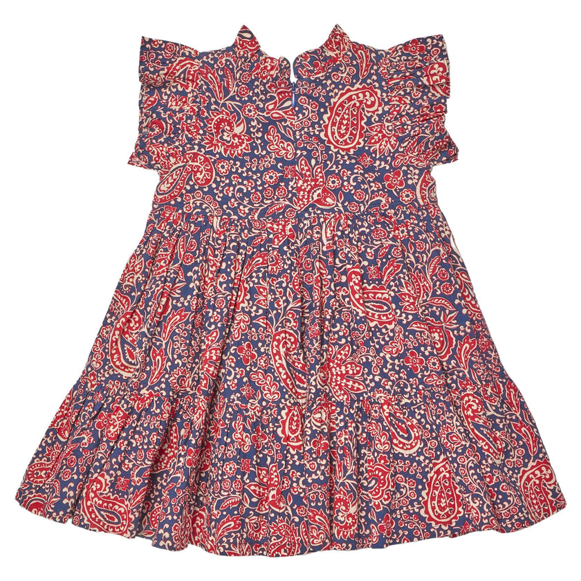 Girls Jennifer Dress - Paisley Vines