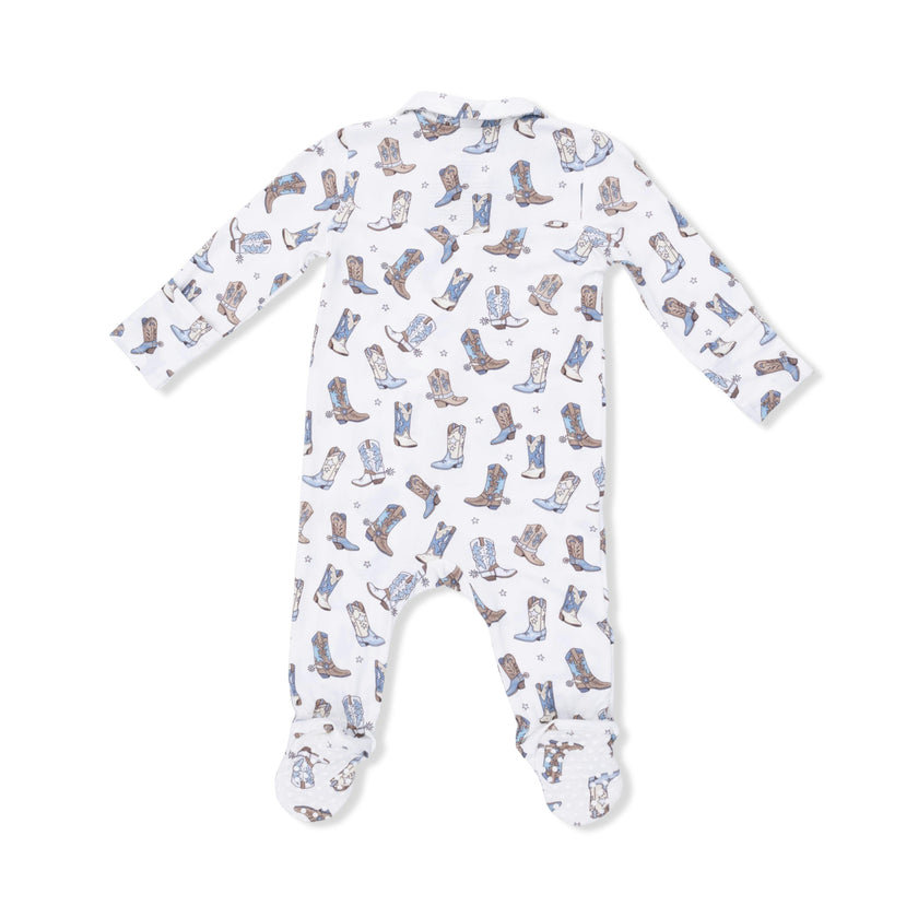 Cowboy Boots - Cowboy 2 Way Zipper Footie