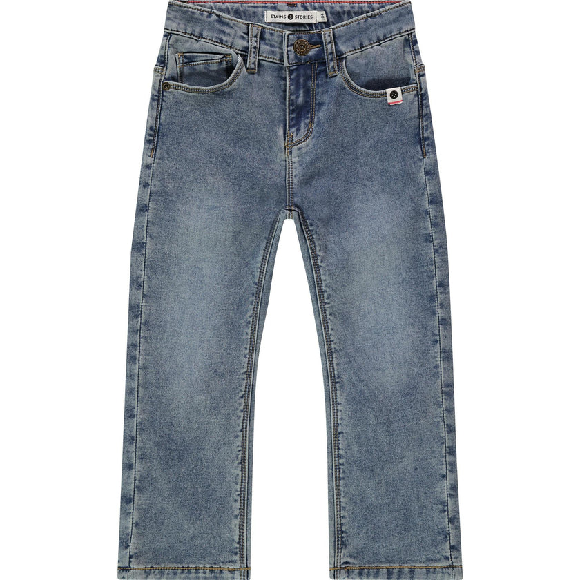 Wide Leg Soft Denim Pants
