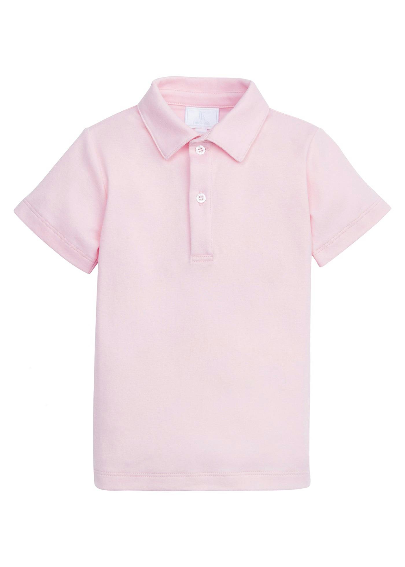 Short Sleeve Polo - Light Pink