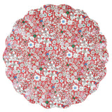 Meri Meri x Liberty Red & Green Reusable Large Plates
