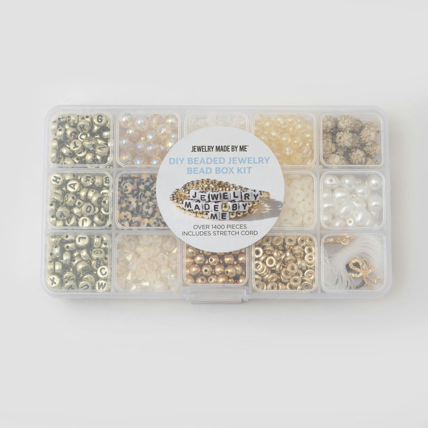 Golden Vibes Vintage Charms DIY Letter Bracelet  Bead Box