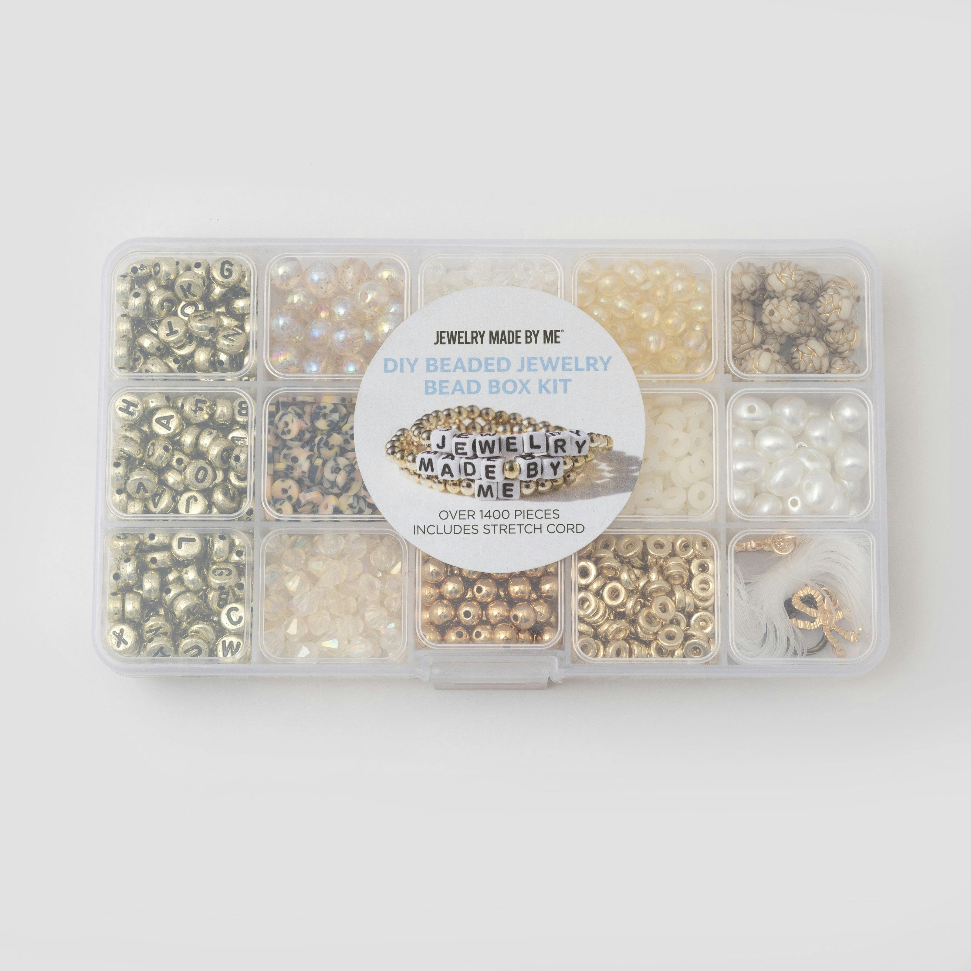 Golden Vibes Vintage Charms DIY Letter Bracelet  Bead Box