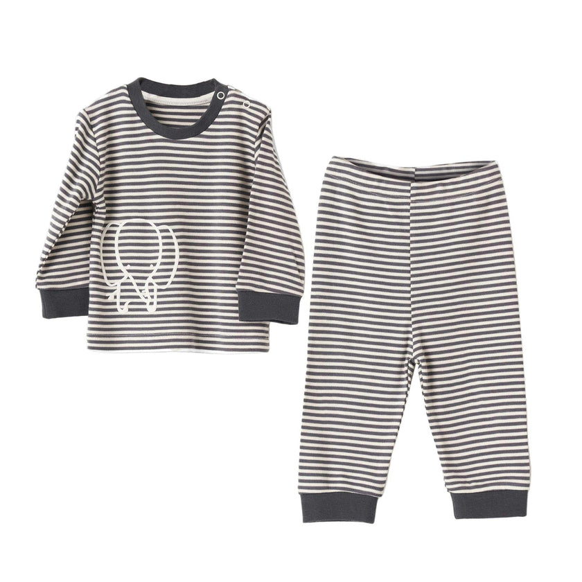 Elephant Stripe PJ Set