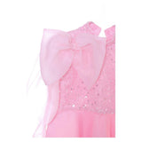 Pink Aaliyah Organza Bow Dress