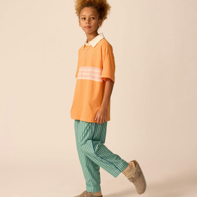 Friday Pant in Cucumber Stripe