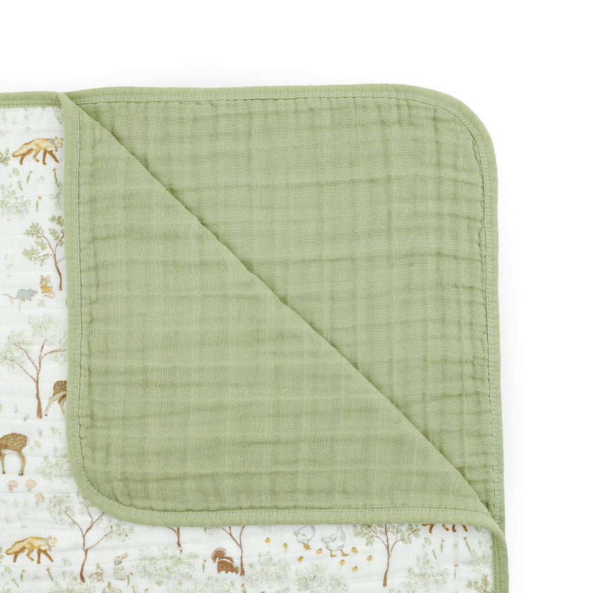 Original Cotton Muslin Quilt - Woodland Friends