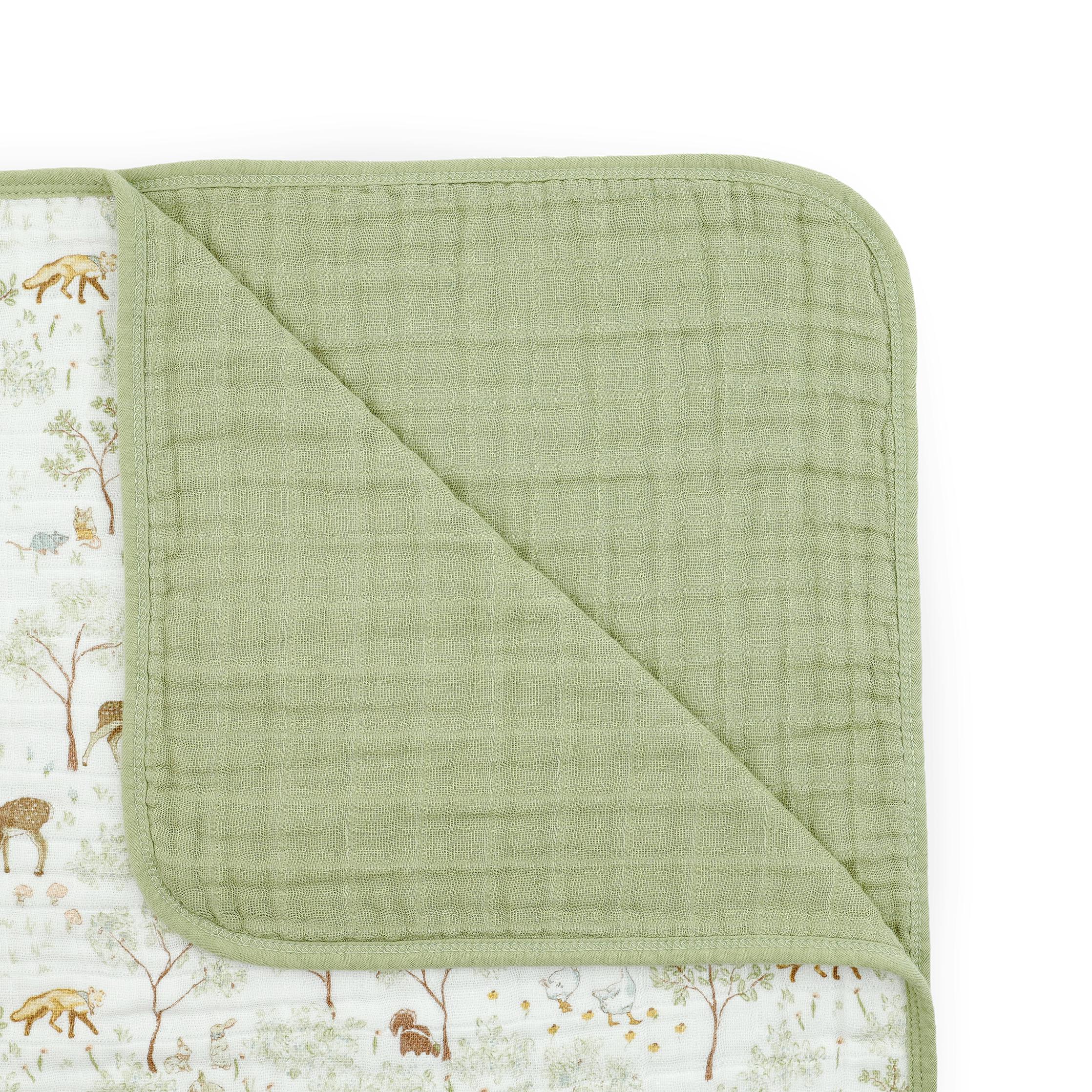 Original Cotton Muslin Quilt - Woodland Friends