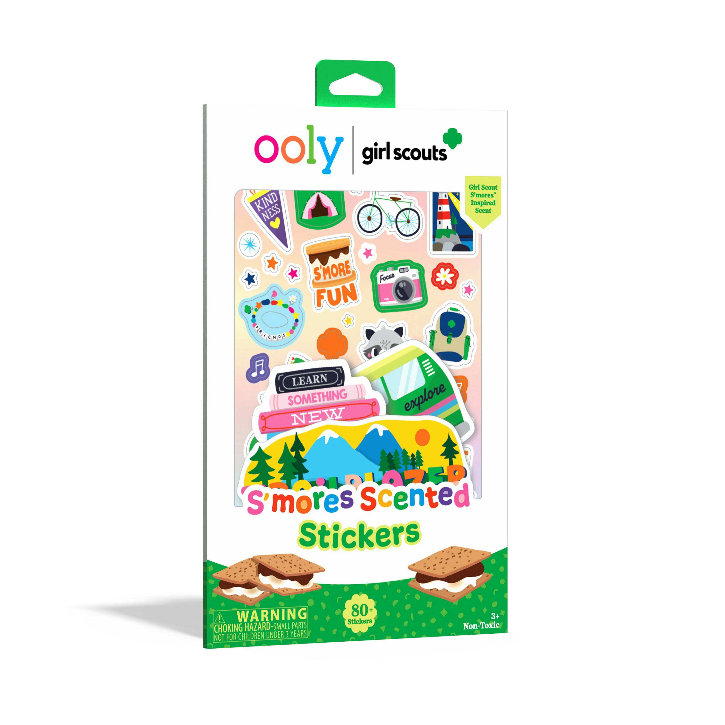 OOLY x Girl Scouts S’mores™ Scented Stickers