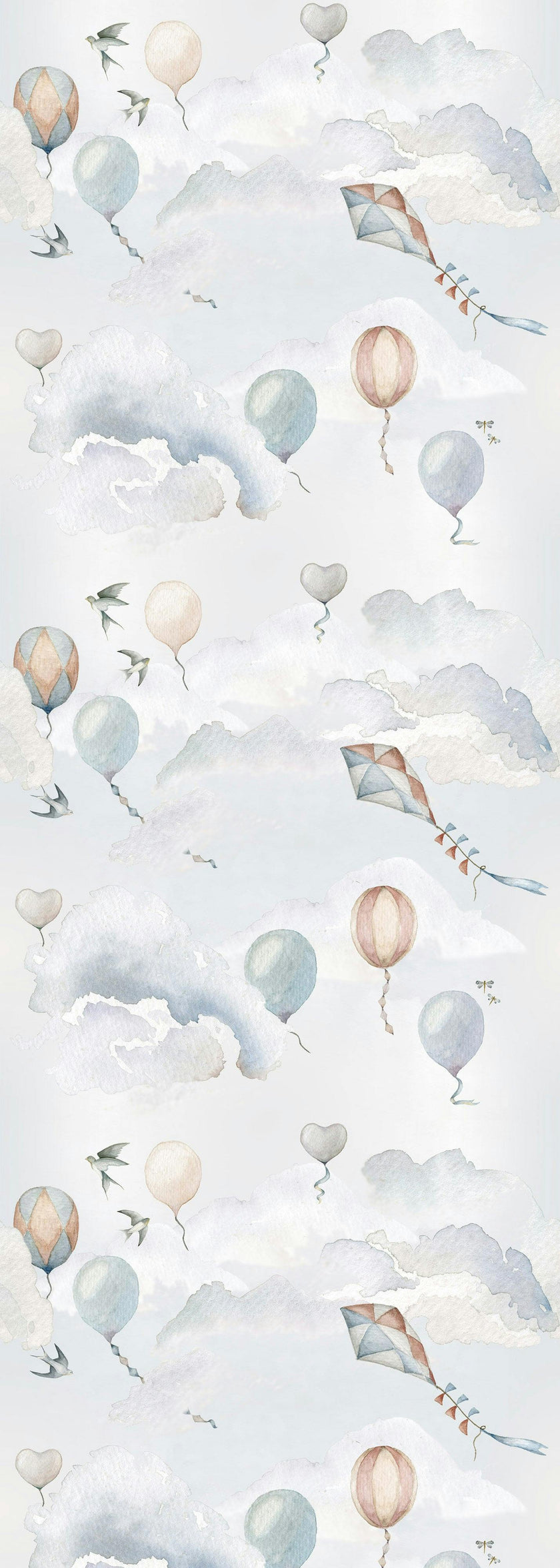 Balloons Fairytale Wallpaper