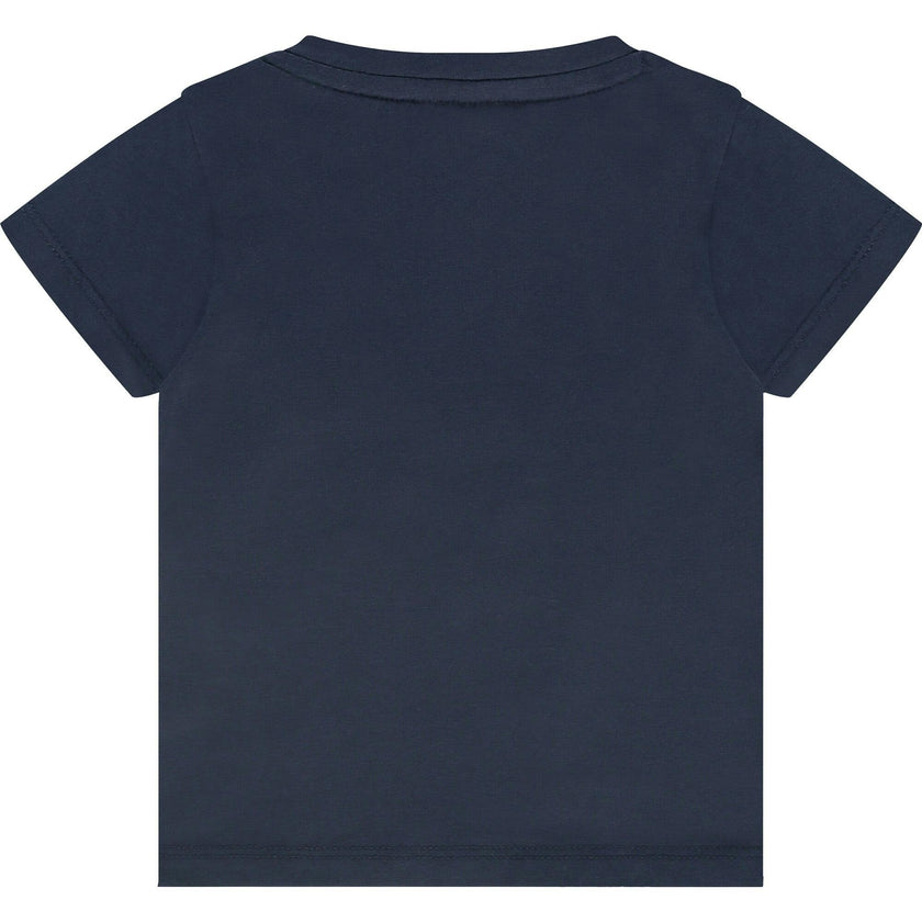 Guitar Print Round Neck Short Sleeve T-Shirt