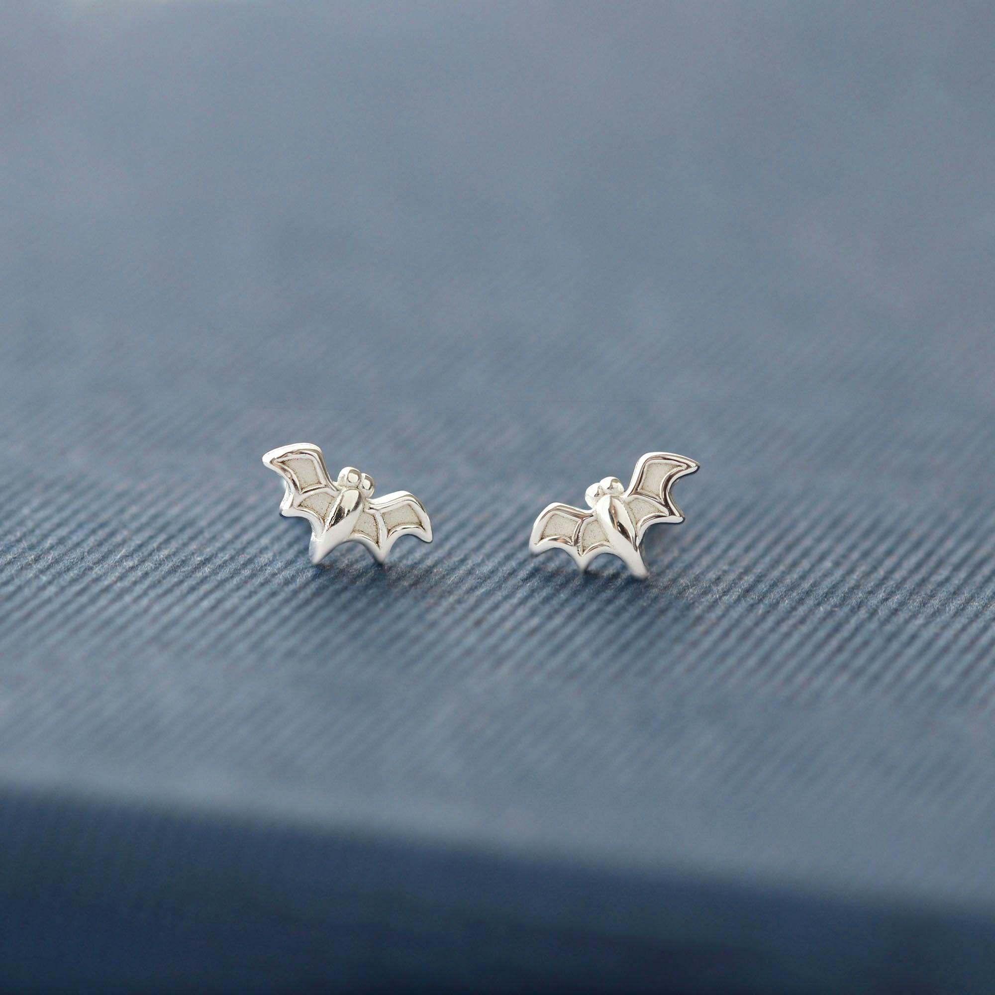 Bat Stud Earrings