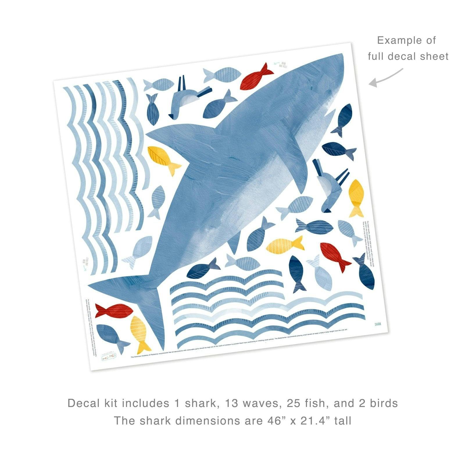 Shark Kit • Peel-and-Stick Wall Decals