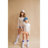 Ruffled Bikini Bottom Duo, Salmon Sky (set Of 2)