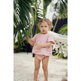 Girls Pleats-N-Tiers Top & Short Set