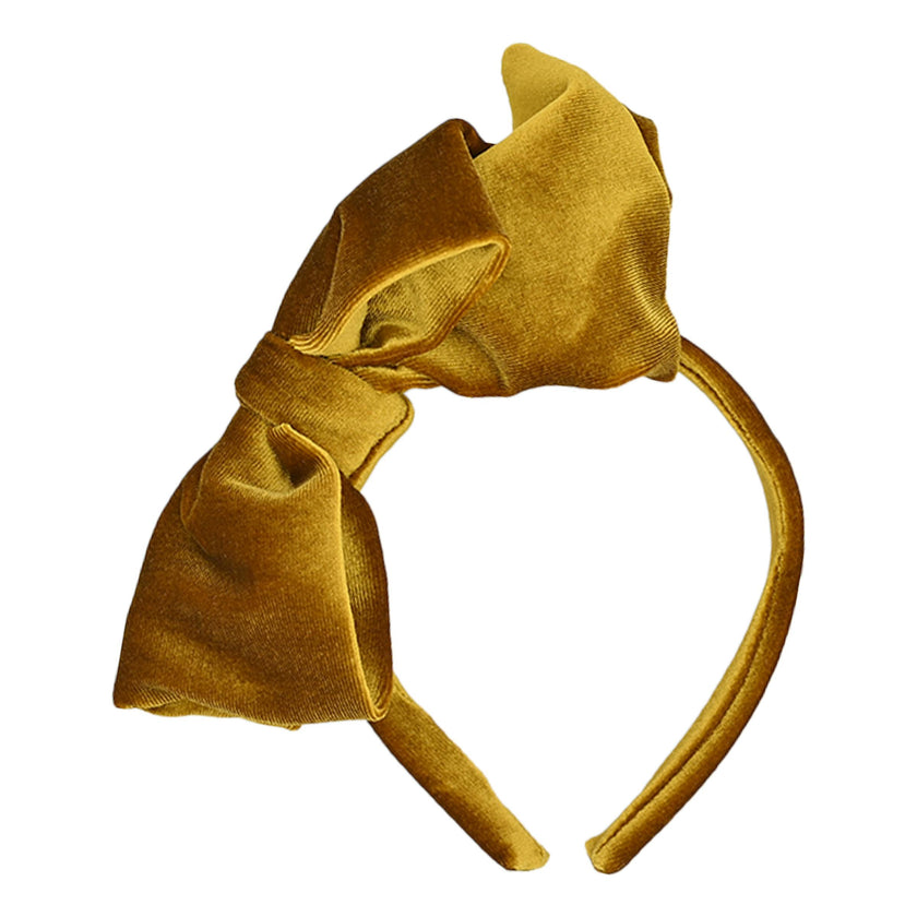 Velvet Bow Headband