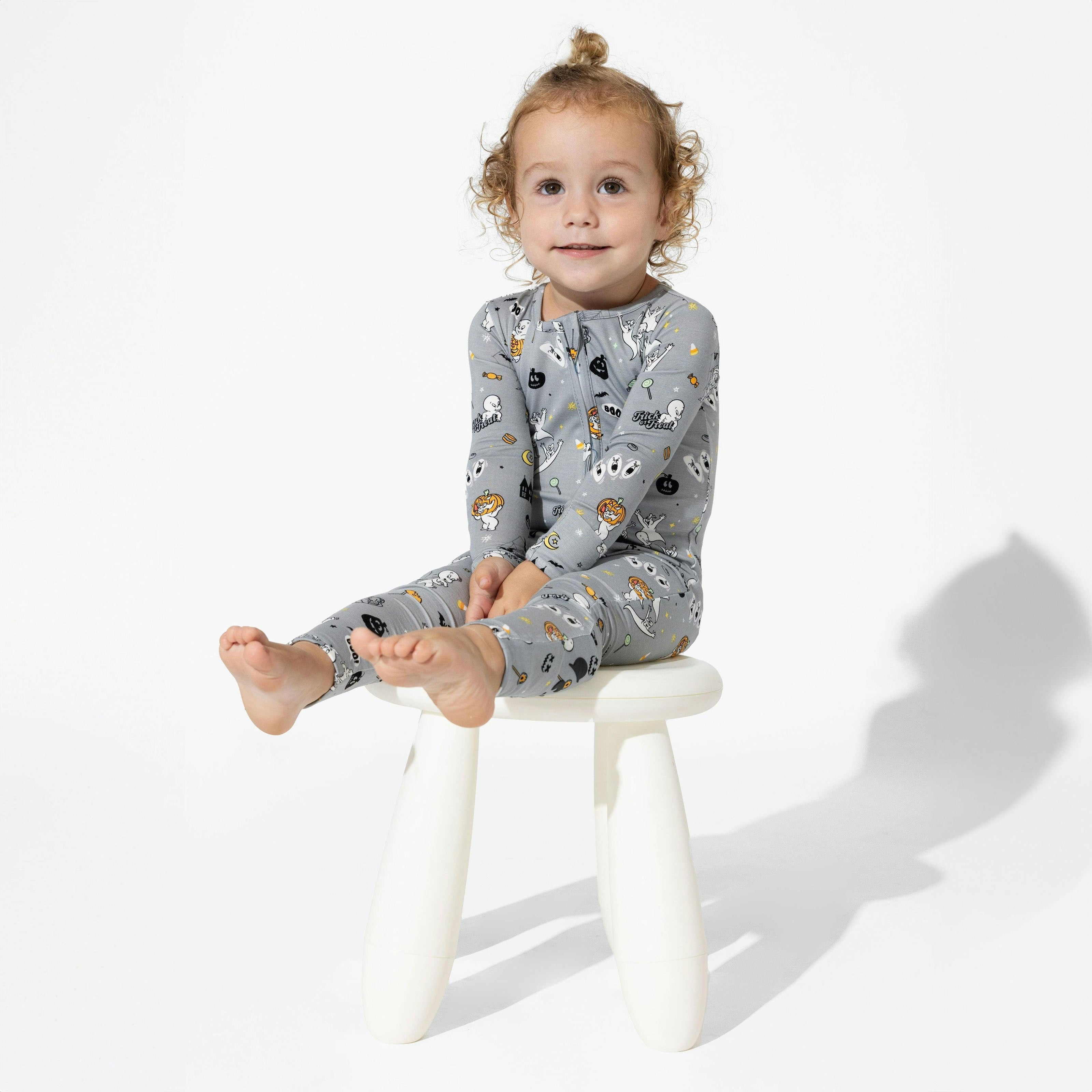 Casper Halloween Bamboo Convertible Footie