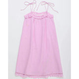 ISLA LACE DRESS PINK