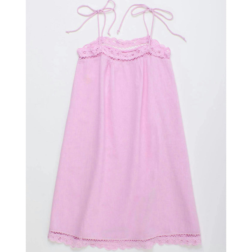 ISLA LACE DRESS PINK