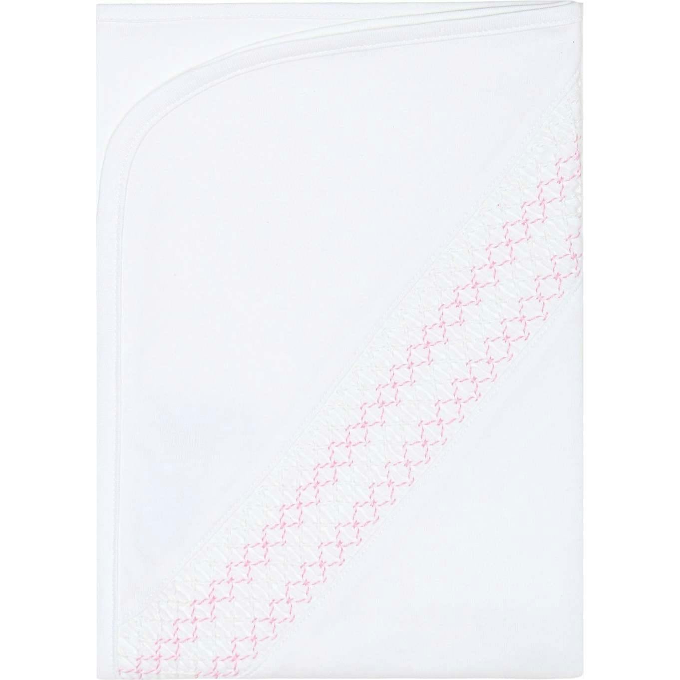 Signature Smocked Girls Receiving Blanket