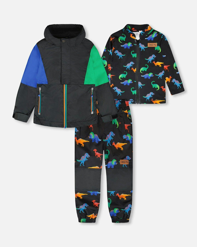 3-In-1 Two-Piece Mid-Season Outerwear Set