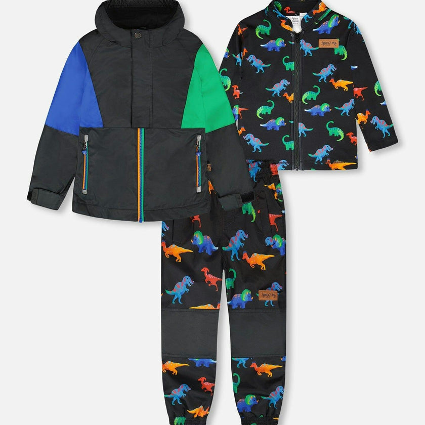 3-In-1 Two-Piece Mid-Season Outerwear Set
