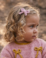 Knitted Bows in Stardust